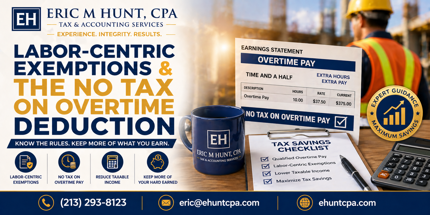 Labor-Centric Exemptions and the “No Tax on Overtime” Deduction