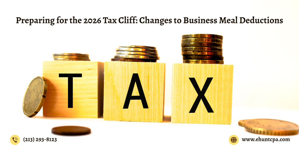 Preparing for the 2026 Tax Cliff: Changes to Business Meal Deductions