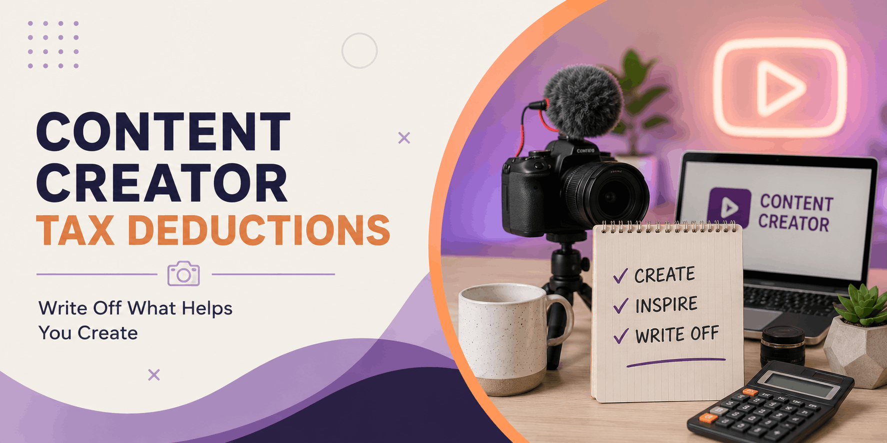 content creator tax deductions